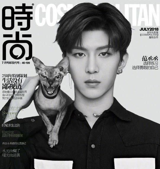 人气男星拍摄时尚封面，蔡徐坤暗黑妖孽，蒋劲夫寸头造型圈粉