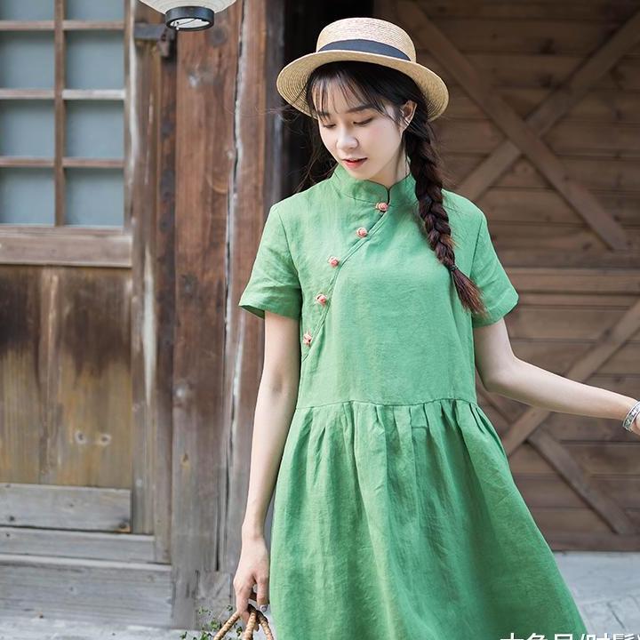 曼妙身姿美如画, 中国风连衣裙穿出倾城倾国的东方美