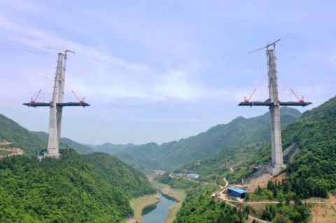  『顺利』视窗 | 贵州遵余高速湘江大桥建设进展顺利