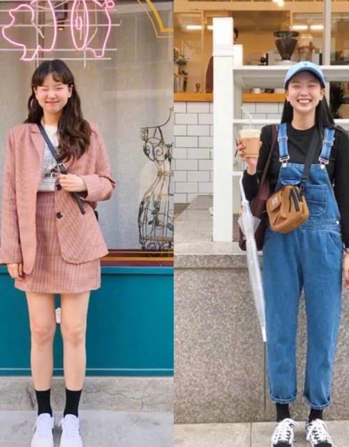  『身材比例』小个子女孩不知道该怎么穿？那就种草“果冻袜”吧，时髦又显腿长