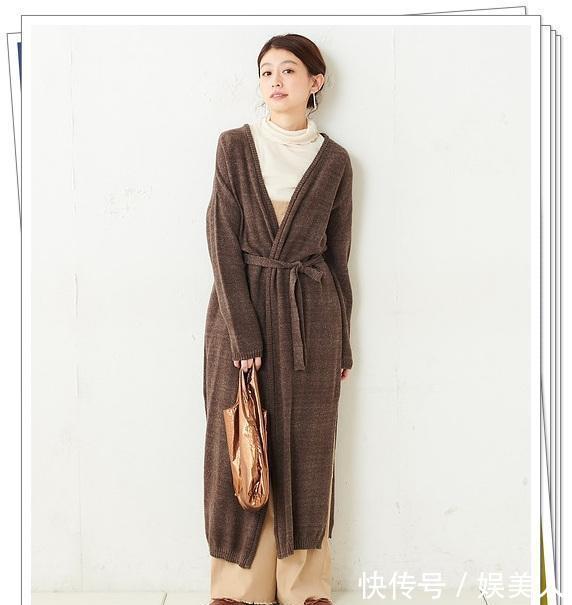  感觉■穿上就变时尚的“长开衫”look，充满感觉的日系成熟穿搭分享