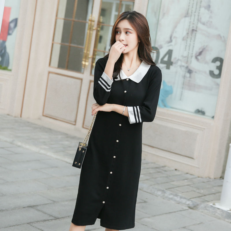 入秋了还想穿裙子怎么办?瞧下图这新款秋裙，穿上连侧影都美的慌