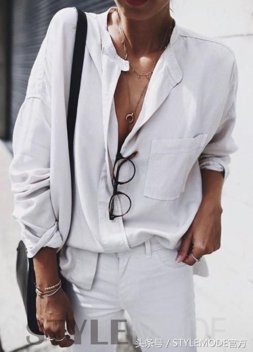 夏日打造“高级感”的简单套路就是:All White!