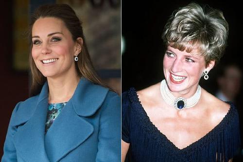 凯特王妃在穿着上向戴安娜寻求灵感，她佩戴着很多戴妃留下的珠宝