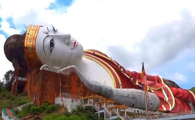 世界最“大”卧佛，重达400吨造型，游客却不敢靠近表示瘆得慌