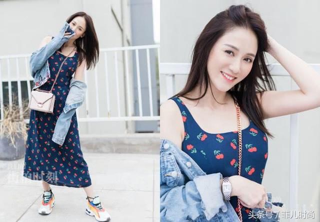 陈乔恩的腿到底有多细？这么窄的短靴也穿不满，网友：太羡慕了！