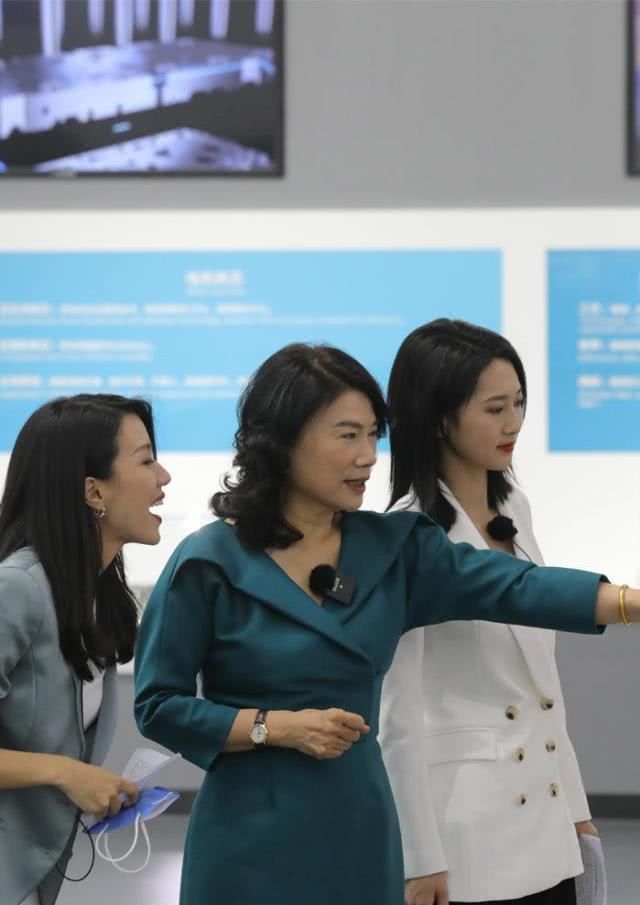  「风范」董明珠太会穿，一袭V领连衣裙优雅大方，真有女企业家的风范
