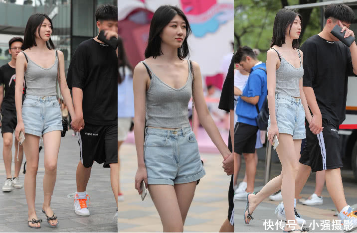 个性清纯的小姐姐，简约又大气，给人身姿轻盈的感觉