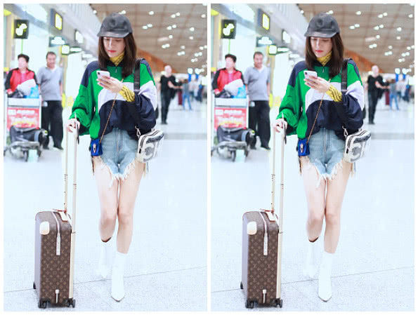 37岁秦岚敢穿！热裤开边嘻哈风性感又减龄，网友：身材不输杨颖