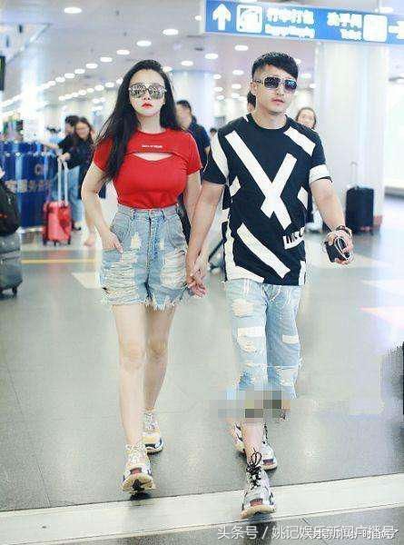 冉莹颖这身材帅爆了！裤子拉到胸以下，网友：难怪邹市明牵这么紧