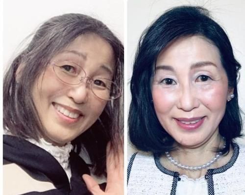  【化妆能】老妈妆发｜用普通人的对比照片告诉你，年纪越大越要化点妆！