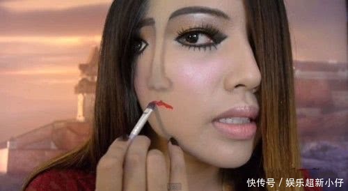 女子出门就是三张脸，经常吓哭路边小孩，知道真相让人傻了眼