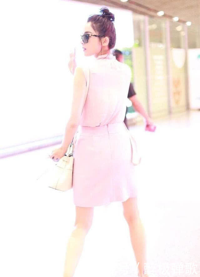 古力娜扎敢梳丸子头 证明她的头发又长出来了 头发多的是真美女