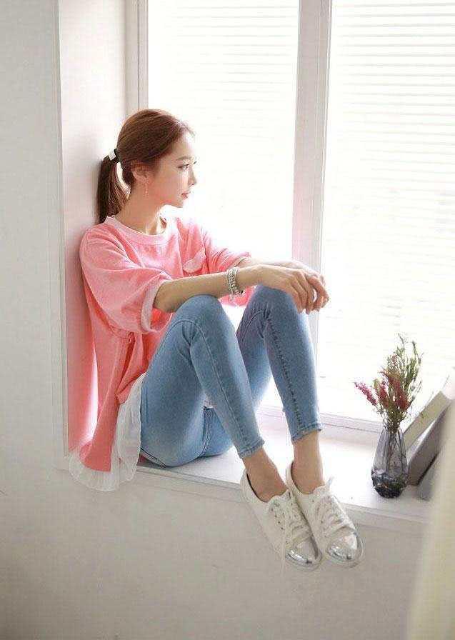 紧身裤安全性和时尚感并存的，是想要成为女神风格必不可少的