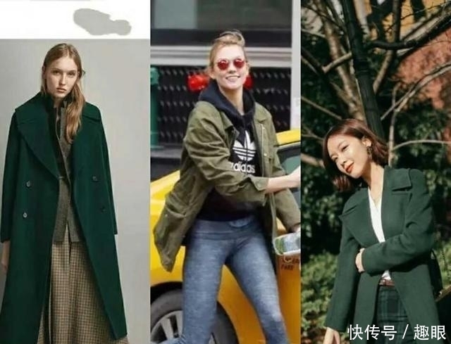  『大衣』秋冬穿搭示范，墨绿色大衣这么搭，让你穿得好看又时尚
