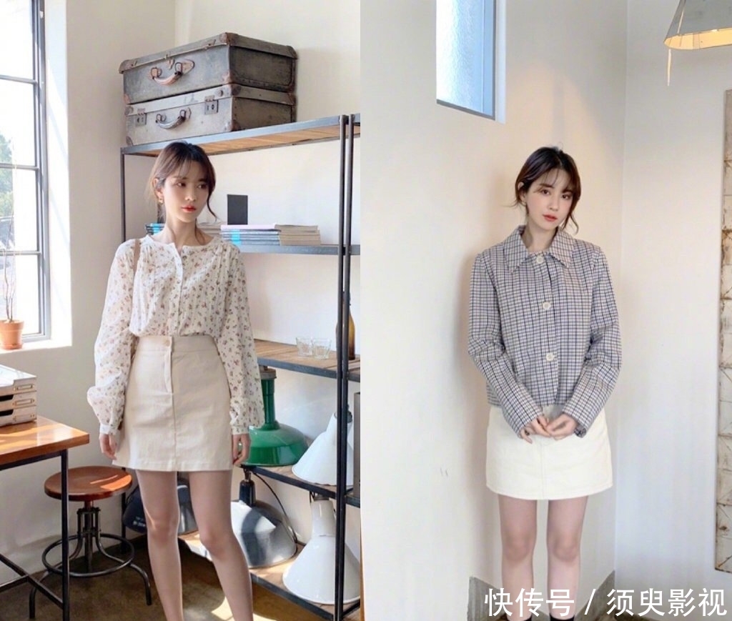 「半身裙」论温柔风与春天的适配性!这组搭配告诉你,照着穿秒变女神本神