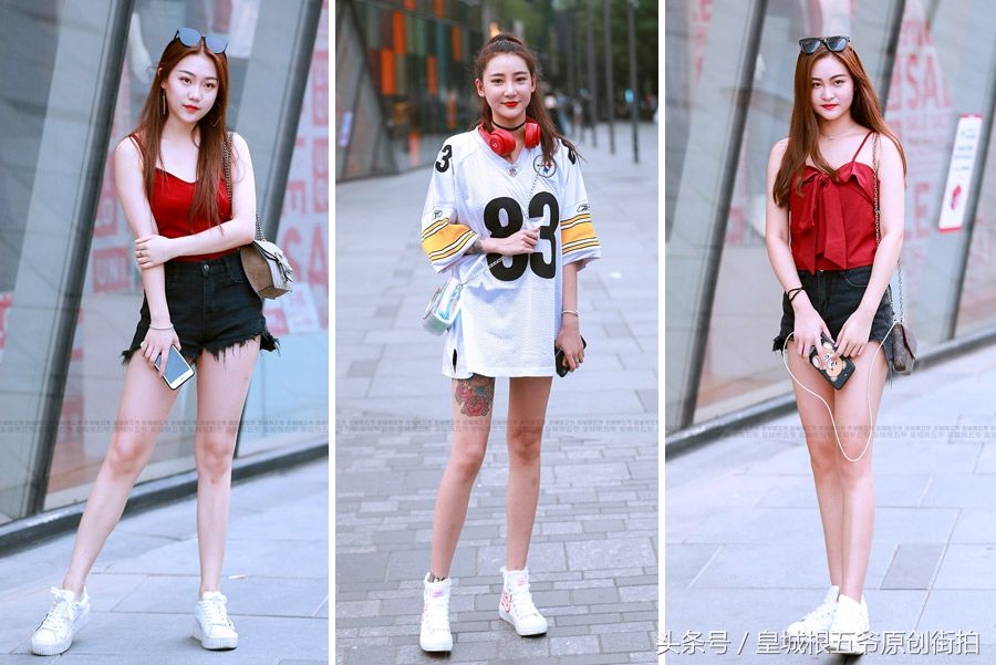 街拍:这样穿凸显身材和大长腿的同时，让你夏季也能够清爽出行