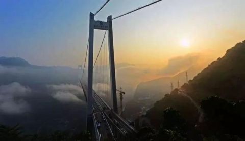  祖国|向祖国献礼！“世界第一”赤水河红军大桥建成仪式今早举行