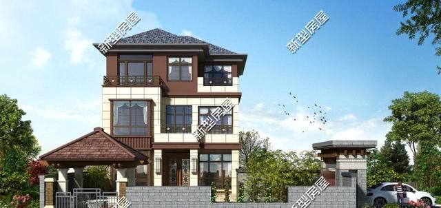  建筑@有鸡有鸭有菜园, 这才是真正的农家院, 5套别墅图纸分享