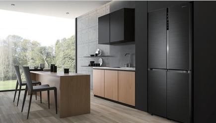 重温欧式经典“黑金属”设计 三星冰箱开启现代家居新风潮