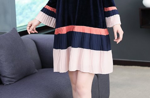 有一种洋气叫“秋裙”，有一种精致叫“丝绒”，简直美得令人窒息