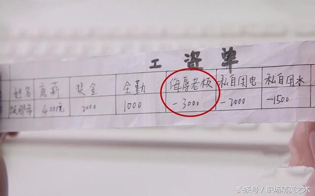 老板别有用心扣员工1300工资,月底收到工资