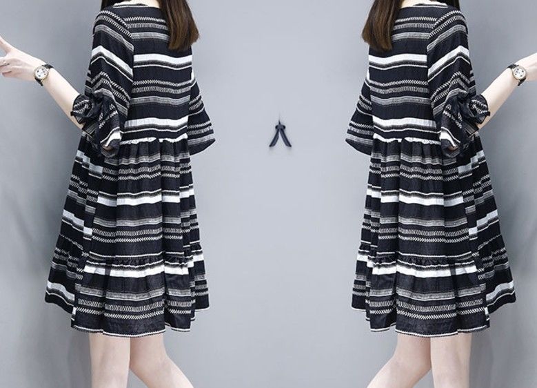 我体重166斤,腿粗肚子大!但我穿这娃娃装,都说我瘦的不像话