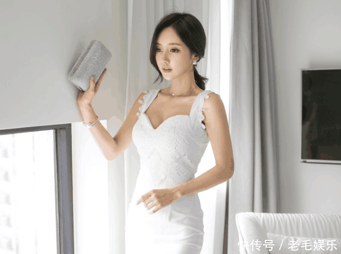 时尚街拍, 纯净无暇的美女, 清凉穿搭秀身材, 尽显女性优雅魅力