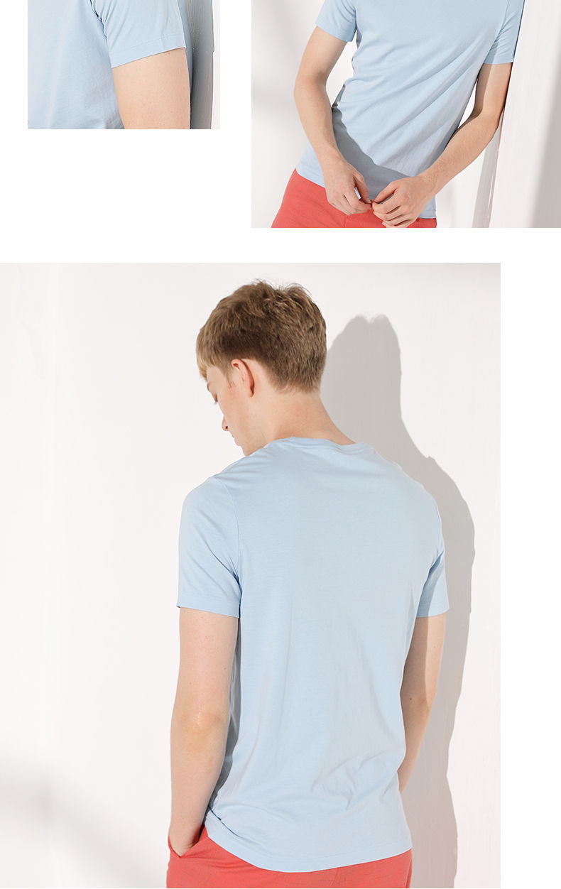 高尔夫纯棉纯色T恤:轻薄透气、简约百搭，2件29.9元