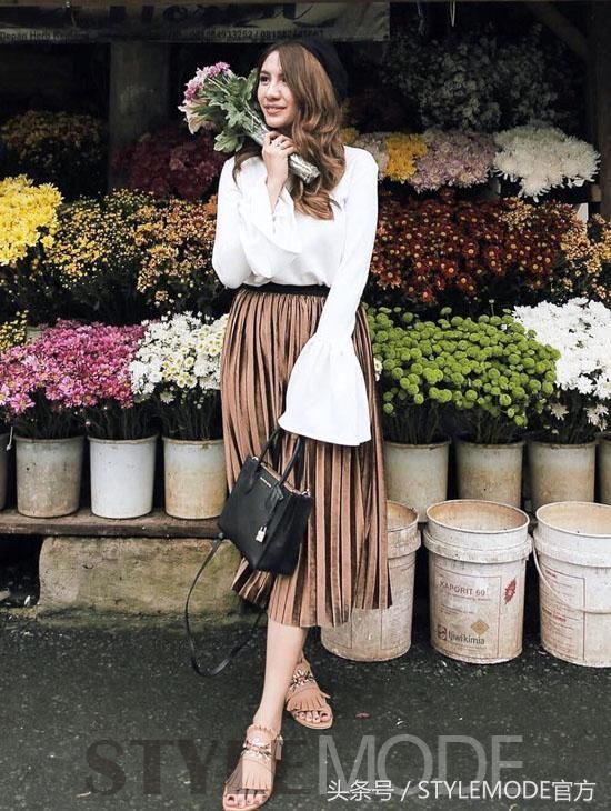 优雅的迷笛裙，夏日里的一股清流