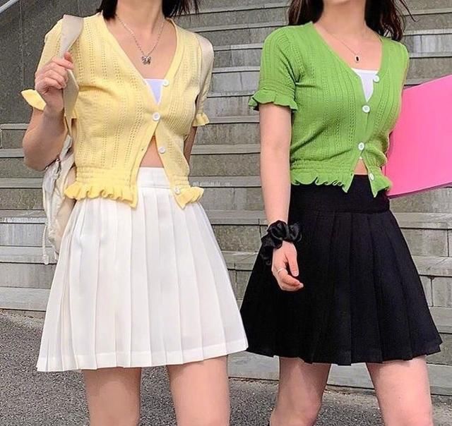 「漂亮」做个漂亮的姐妹花!春日少女感十足的冰淇淋色穿搭推荐