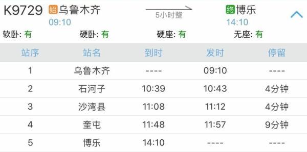 2019年新疆铁路首次调图，旅客列车有变化