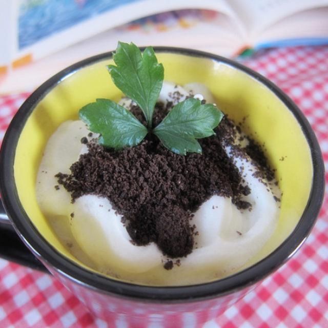  奶茶@盆栽奶茶，当奶茶遇到巧克力，寒冷的冬夜都能暖起来！