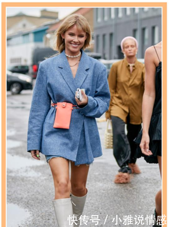 「搭配任何」“大敞领”没市场了,今年“高口领”正流行,春天穿着挺舒适