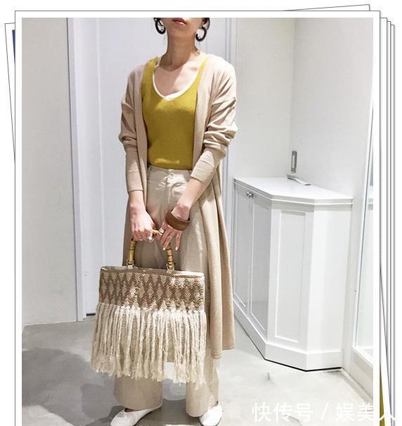  感觉■穿上就变时尚的“长开衫”look，充满感觉的日系成熟穿搭分享