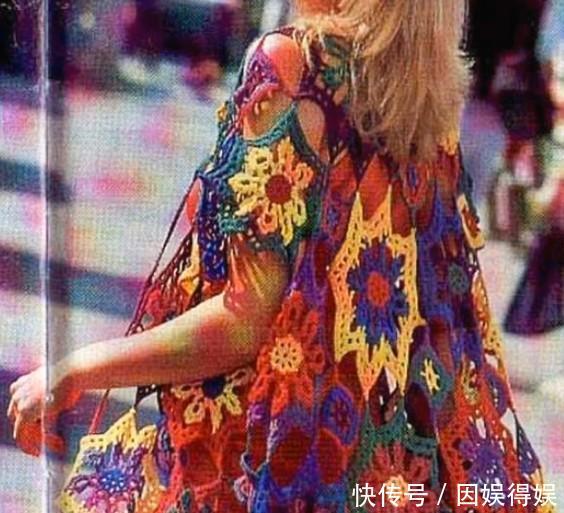 手工■优雅又减龄!多款手工钩编的彩色镂空裙衫,中青年女性的最爱