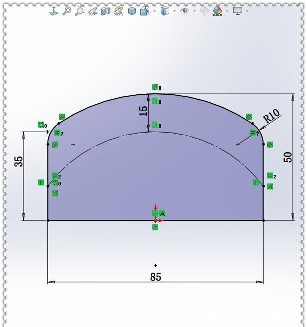  『SolidWorks』用SolidWorks画一个木纹梳子，此图简单到只用10步就可画完了