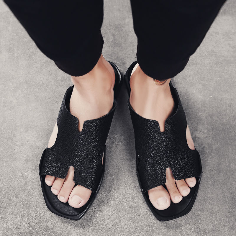 今年流行的男拖鞋,忍不住给爸爸买了2双,耐穿不贵