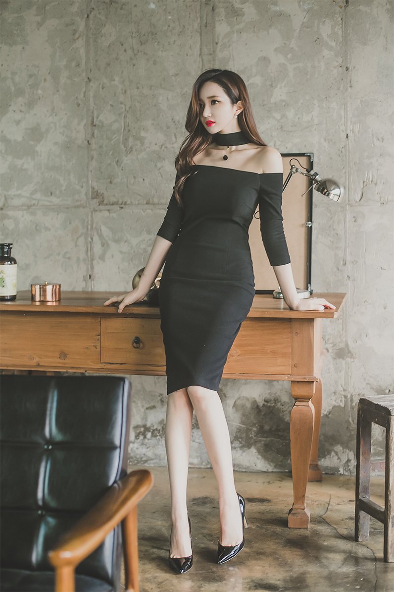 清絮雨伊普斯威奇平肩裙