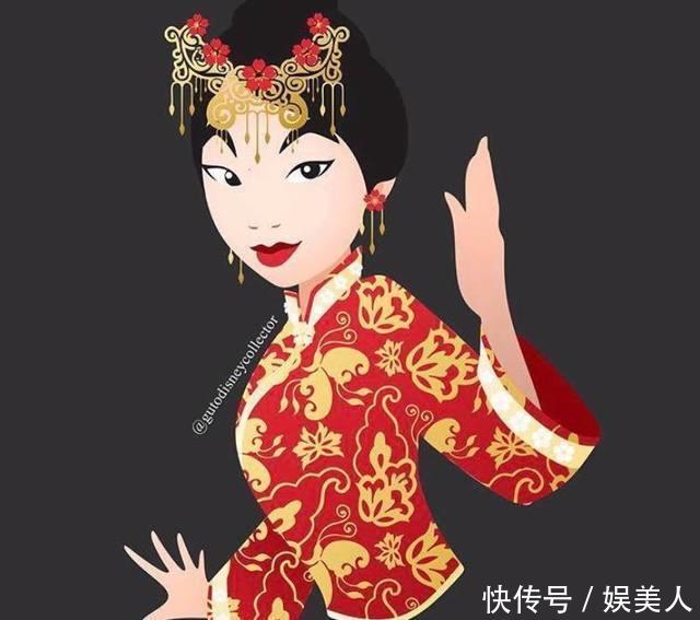 『乐佩公主』官宣!迪士尼公主结婚啦,公主们穿上婚服,花木兰的旗袍最好看!
