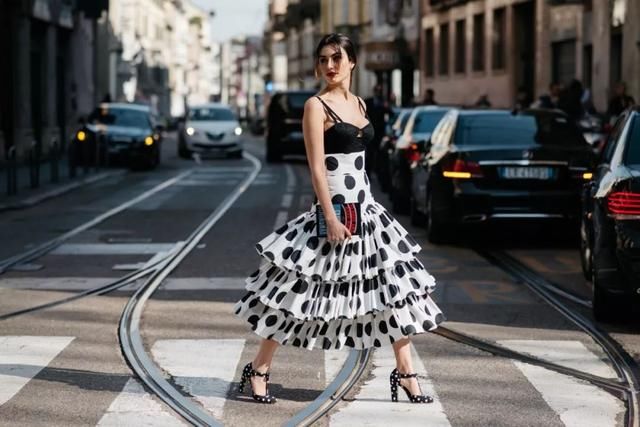 时髦博主INS刷火了波点，但亚洲人怎么穿才不土?