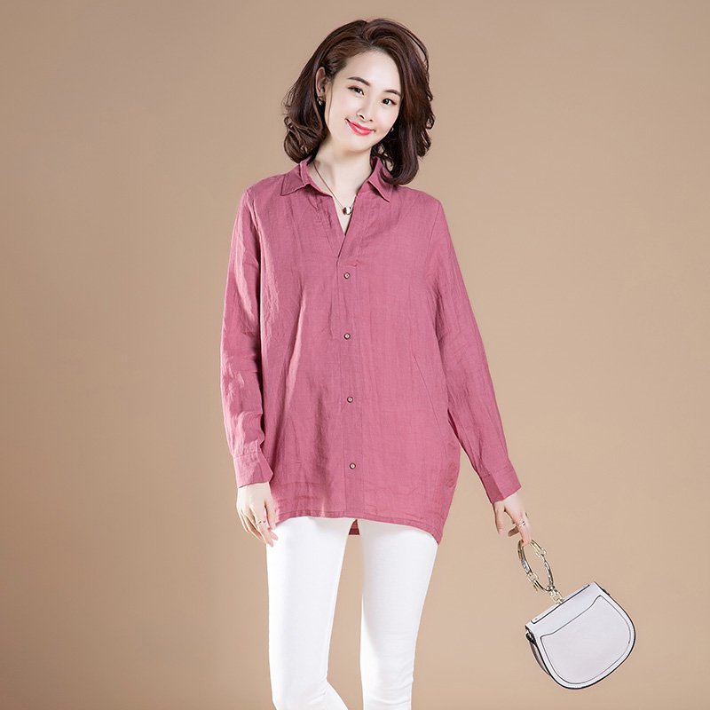 入秋后，新发现一款“棉麻秋衫”，比真丝还档次，款款精致又减龄