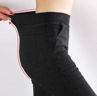 纤瘦的女人穿起打底裤,根本没有倒三角区的尴尬,一款比一款更美