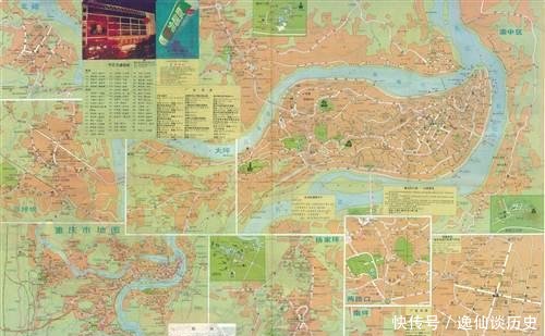 从五幅地图来看重庆近百年城里城外的拓展