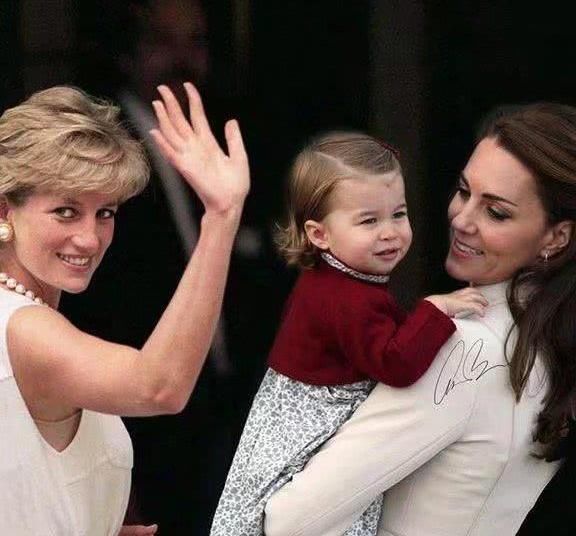 P图师将戴安娜凯特梅根P在一起， 戴安娜的时尚度不输她俩