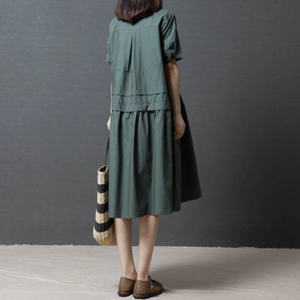 想做个文艺气息十足的女人，就来试试这几款棉麻连衣裙，气质十足