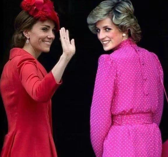 P图师将戴安娜凯特梅根P在一起， 戴安娜的时尚度不输她俩