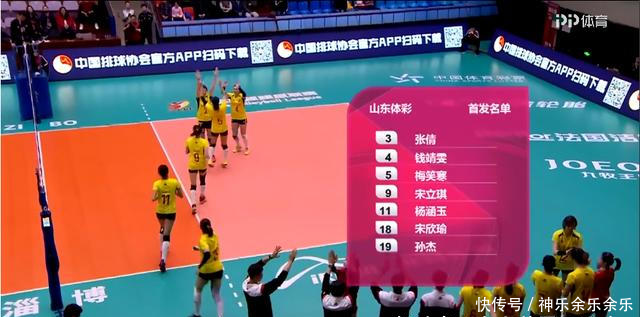 八一女排战胜山东女排
