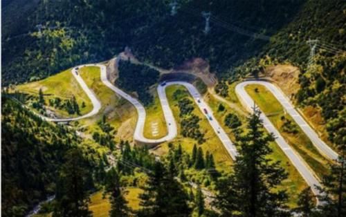  十八弯■浙江一惊险盘山公路，与川藏线天路十八弯形同孪生