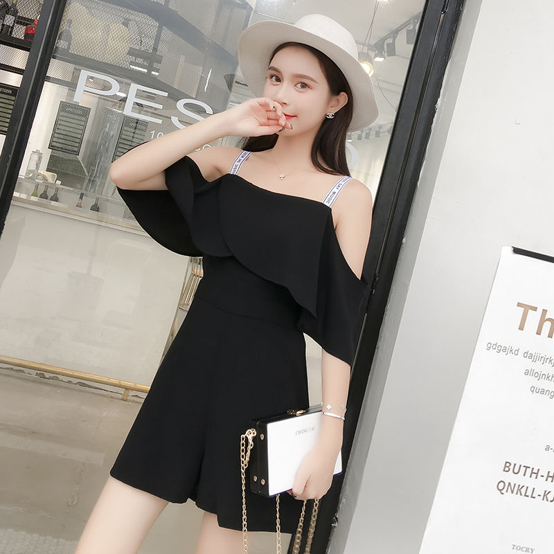 连体裤终于改版了，穿脱更方便，显腿特长，配高跟背影都美翻天